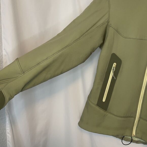 ARC'TERYX HYLLUS HOODY JACKET POLARTEC POWER SHIELD HIGH LOFT WOMENS M *Stains* - Picture 5 of 10
